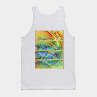 Golden Fractal Wave Tank Top